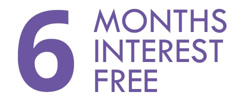 6 months interest free