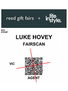 Scan the barcode on the name badge